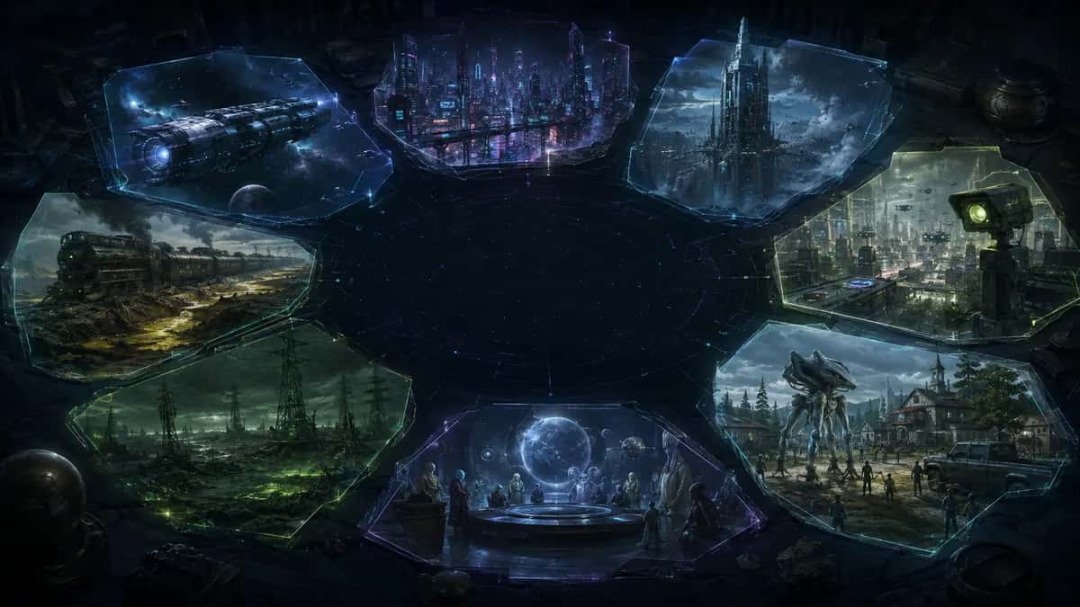 사람들이 플레이하는 월드에서 영감을 받은 SF RPG 프롬프트 8가지